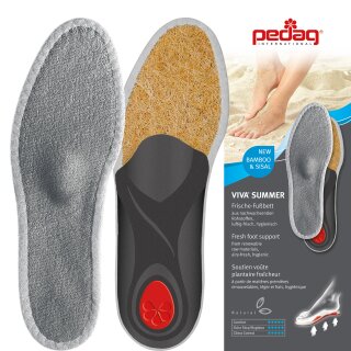 pedag Viva Summer aus nachwachsenden Rohstoffen Fußbett Gr.37 EU