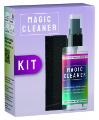 Bama Magic Cleaner Kit für Schuhreinigung, Reinigungsspray für Sohlen, biologisch abbaubarer Sneaker Cleaner, 100 ml + Schwamm