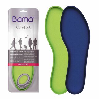 Bama Impression Memory-Schaum Einlegesohle passt sich der Fußform an,weich,leicht,flexibel