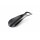 Metall Schuhanzieher 12,5cm, Pulverlack mit gr. Lochung SCHWARZ