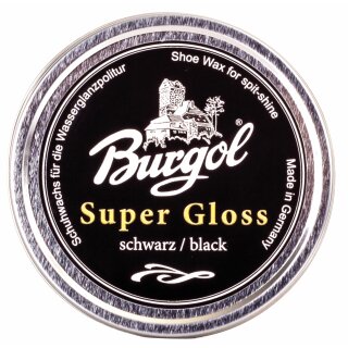 Burgol Super Gloss 75ml Schuhpolish Hochglanz Schwarz
