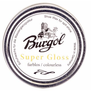 Burgol Super Gloss 75ml Schuhpolish Hochglanz Farblos