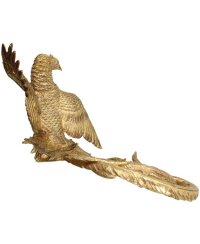 Engelnburg große Deko Phönix Goldfarben  68x40x42cm