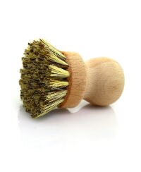 Topfbürste aus unbehandelten Buchenholz neutral & plastikfrei