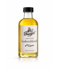 100ml Sohlenlederöl Glasflasche Ledersohle Ledersohlenöl
