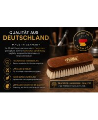 Ziegenhaarbürste echtes Ziegenhaar Feinglanzbürste Made in Germany