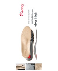 pedag Viva High Extra dünne & leichte Hohlfuß Schuheinlage Gr. 37 EU