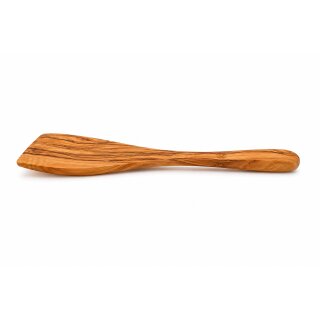 Pfannenwender aus Olivenholz 30 cm – Geschwungener Küchenhelfer