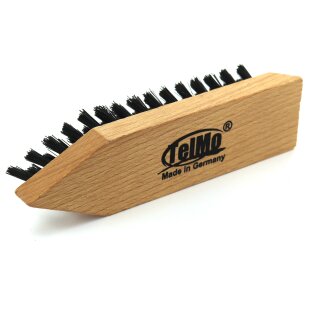 Schmutzbürste (Holz) ca. 16,3cm lackiert synth. Borsten schwarz