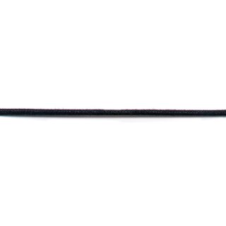 Schnürsenkel schwarz rund dünn - Ø 2,5 mm (75 cm)