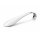 Metall Schuhanzieher 15cm, verchromt, Lochung + Haken