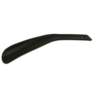 Schuhlöffel Schuhanzieher aus Kunststoff mit kleiner Biegung, verschiedene Farbe Schwarz