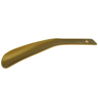 Schuhlöffel Schuhanzieher aus Kunststoff mit kleiner Biegung, verschiedene Farbe Metallic-Gold