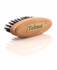 TELMO Bartbürste, oval, aus Birnbaumholz 2,8 x 8 cm