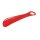 Rot - Schuhlöffel Schuhanzieher aus Kunststoff mit großer Lochung verschiedene Farben