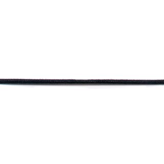 Schnürsenkel schwarz rund dünn - Ø 2,5 mm (60 cm)