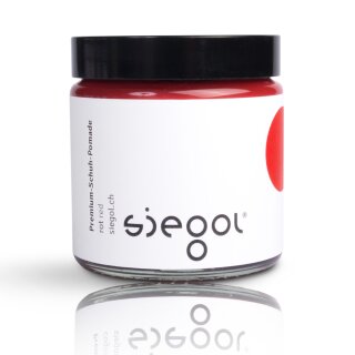 Siegol Premium Schuh Pomade 100ml in vielen Farben lieferbar Rot