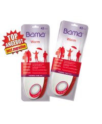 2er Pack Bama Thermo Thin Fit d&uuml;nne Wintersohle Einlegesohle Gr. 45